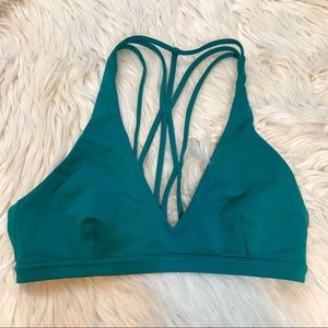 lululemon athletica Turquoise Strappy Tank Top